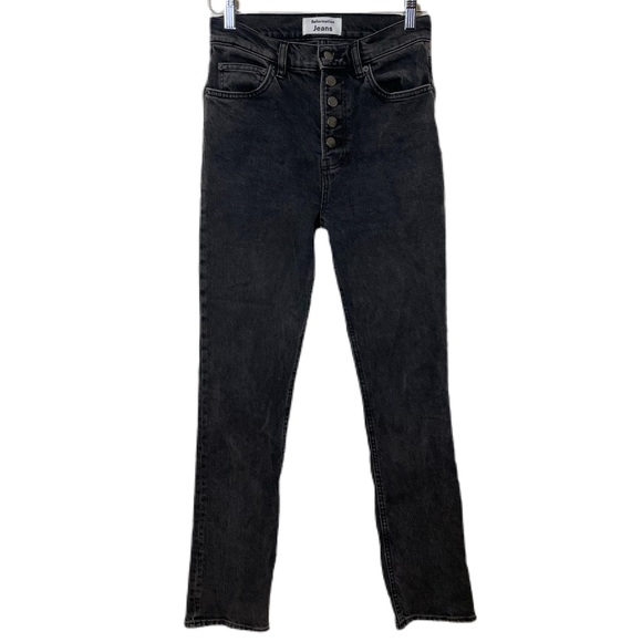 Reformation Liza High Straight Button Fly Jeans - Picture 5 of 13